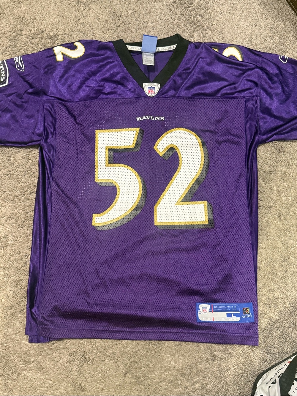 Baltimore Ravens Purple #52 Football Jersey - Brand: NFL - Size: L - Picture 1 of 6